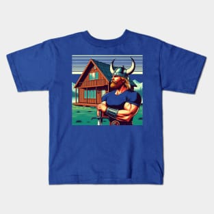 Viking Realtor V2 - Alex The Agent Kids T-Shirt